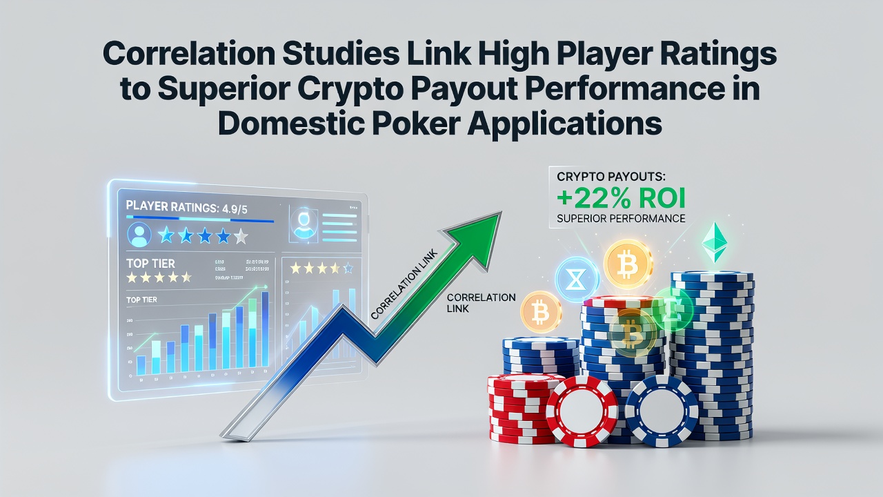 Chart showing correlation between player ratings and crypto payout speeds in US poker applications