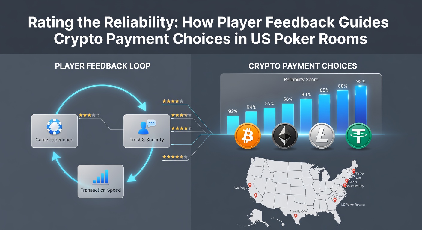 Players discussing crypto payment experiences at a US poker tournament table