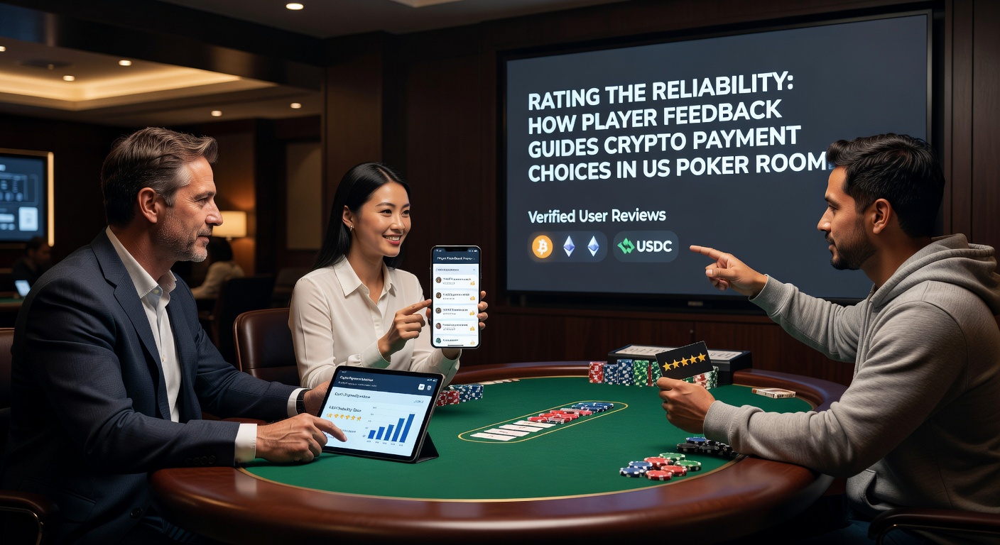 Chart showing crypto transaction speed ratings from US poker players