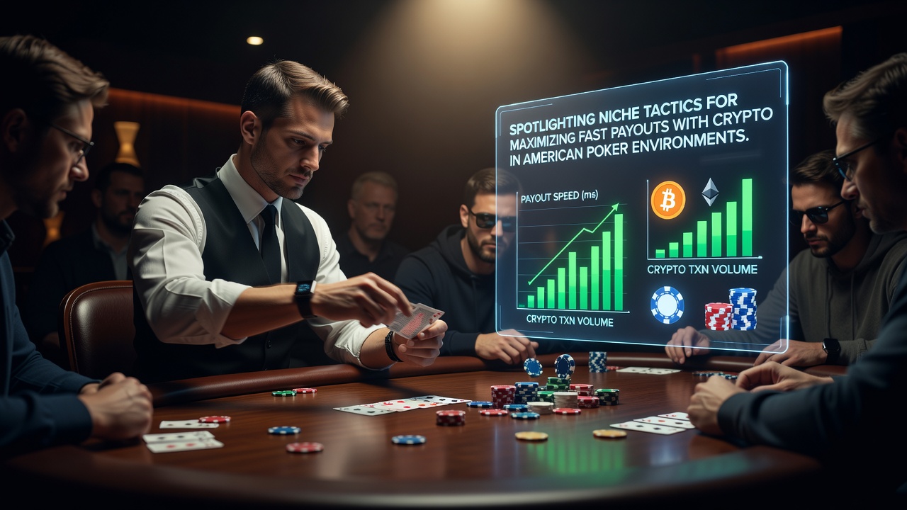 Crypto transaction interfaces used in US poker payment processing