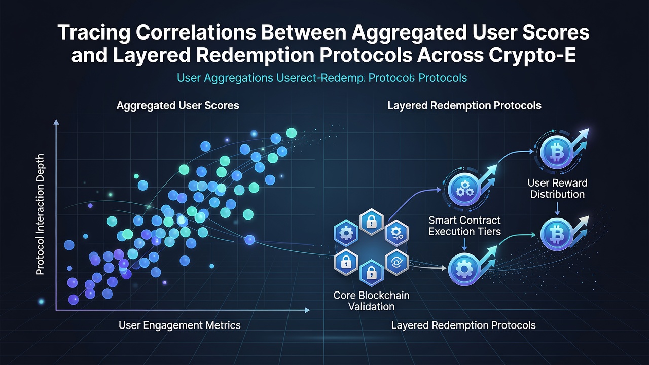 Chart displaying correlation trends between user score tiers and redemption layer completion times across crypto poker platforms